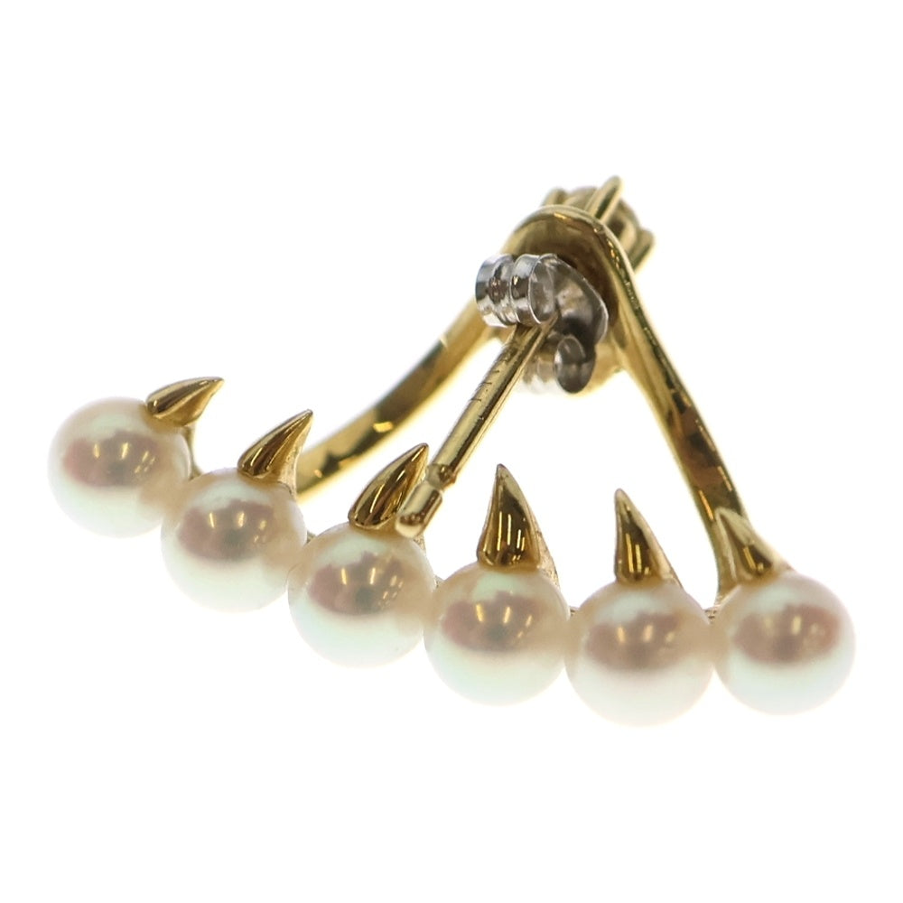 TASAKI(タサキ) デインジャー ガルパー ピアス パール ダイヤモンド Au750 K18 YG イエローゴールド レディース