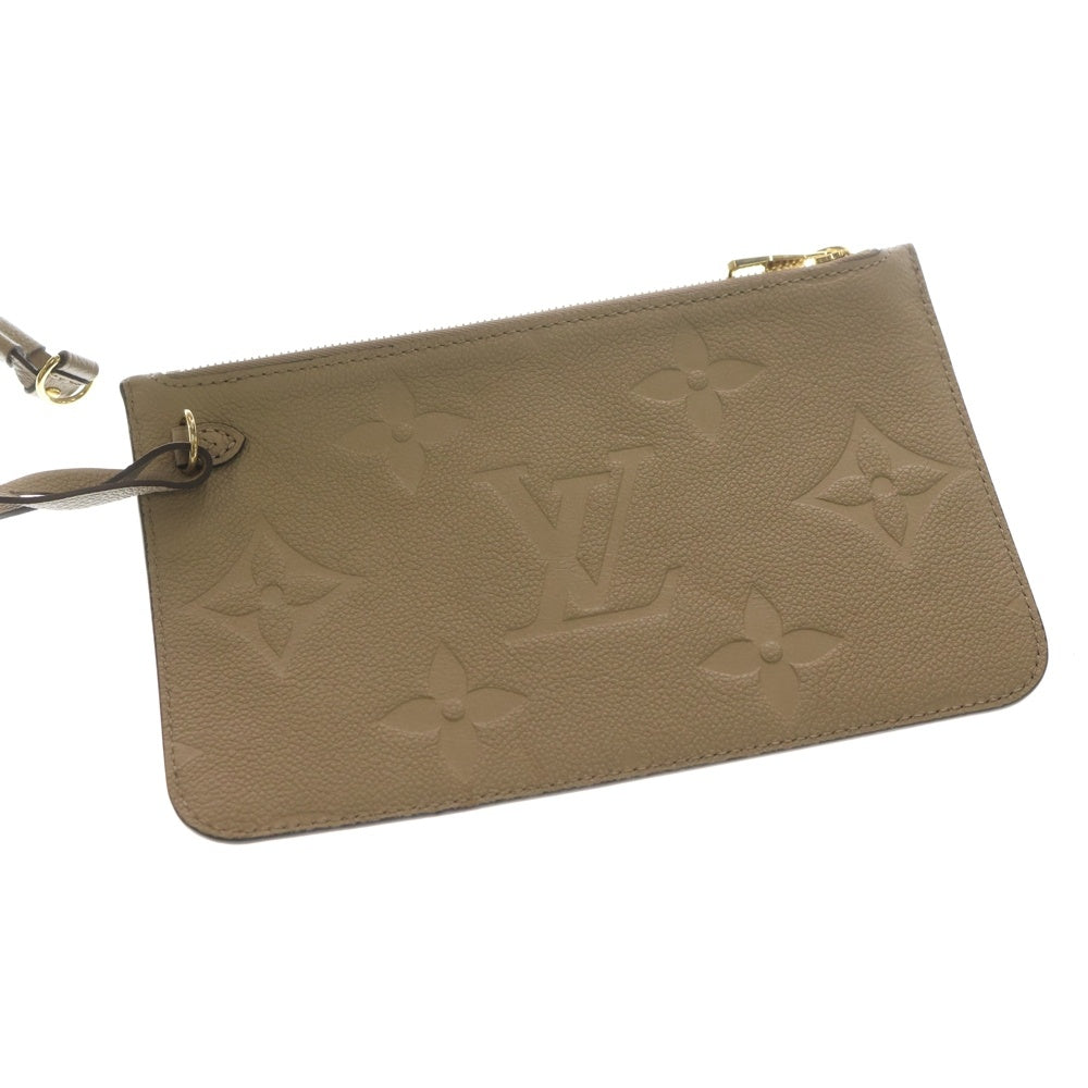 LOUIS VUITTON(ルイヴィトン) モノグラムアンプラント ネヴァーフルMM トートバッグ ハンドバッグ ベージュ レザー M45686 ゴールド金具 レディース