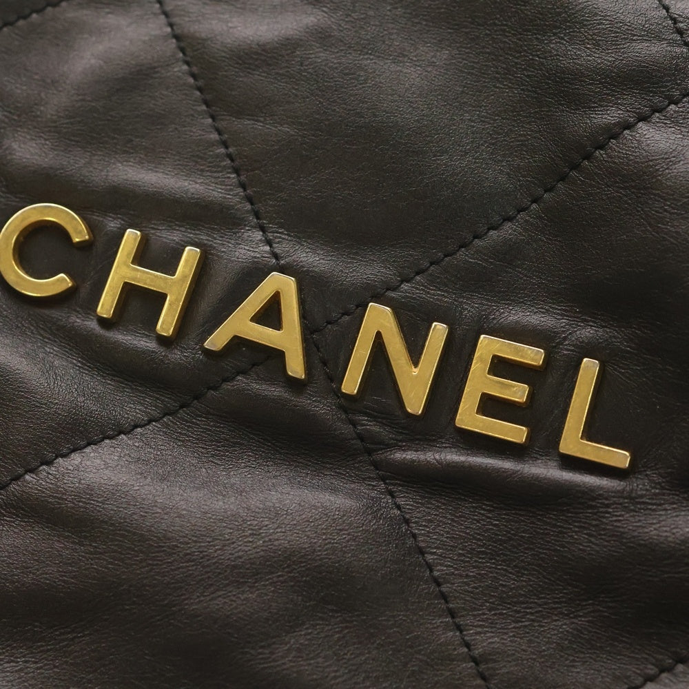 CHANEL(シャネル) シャネル22 ラージ バックパック ブラック