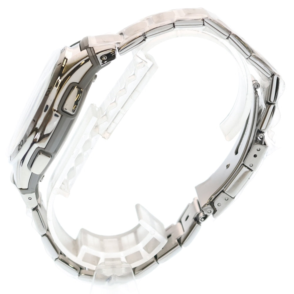 CASIO(カシオ) WAVE CEPTOR ウェーブセプター 黒文字盤 ソーラーウォッチ 腕時計 シルバー WVQ-M410DE-1A2JF