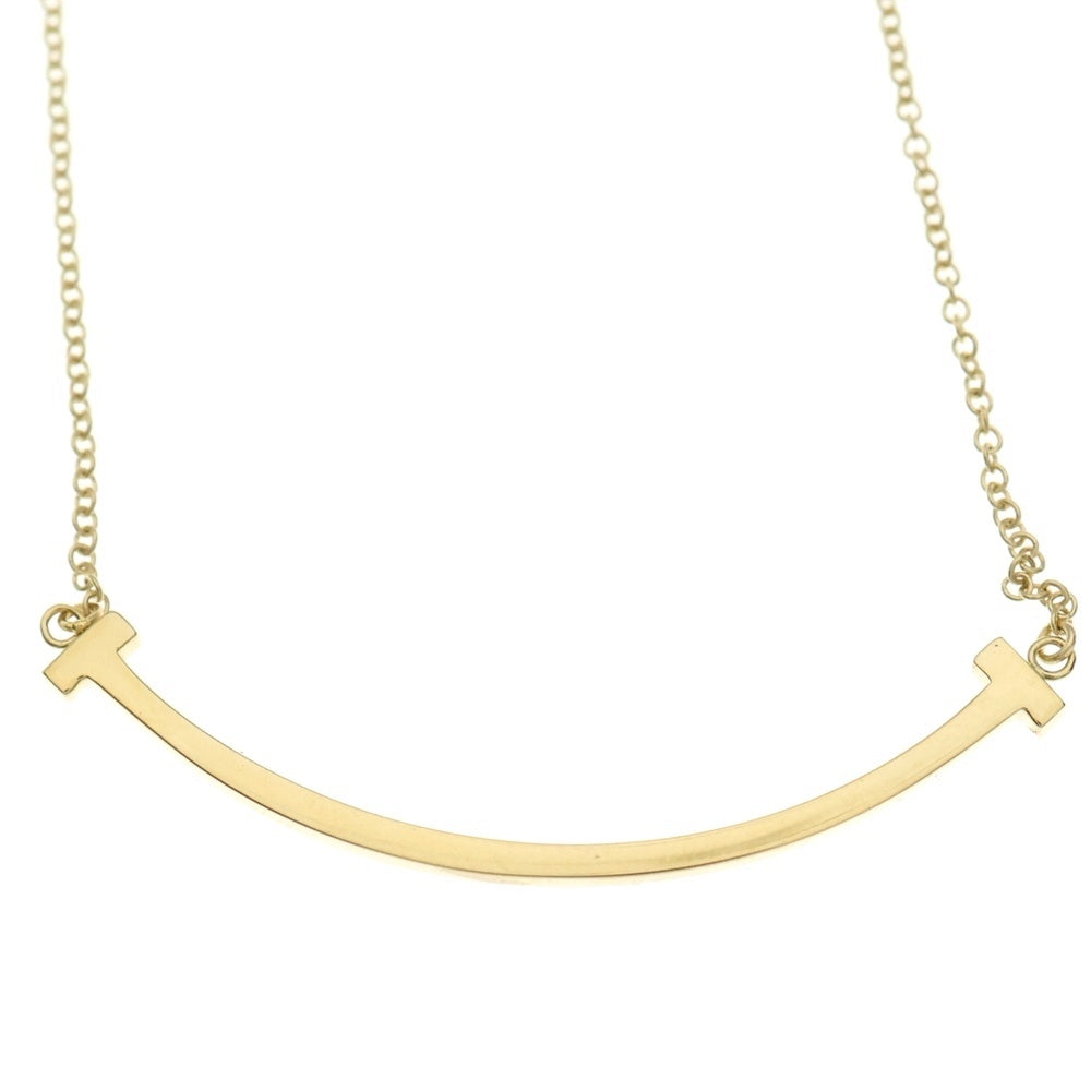 TIFFANY & Co.(ティファニー) Tスマイル スモール ネックレス イエロー