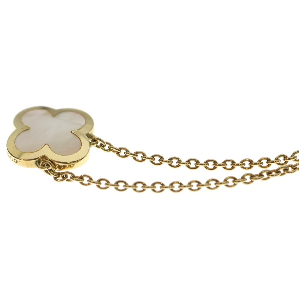Van Cleef & Arpels(ヴァンクリーフアンドアーペル) ピュアアルハンブラ ネックレス マザーオブパール イエローゴールド Au750YG ジュエリー レディース