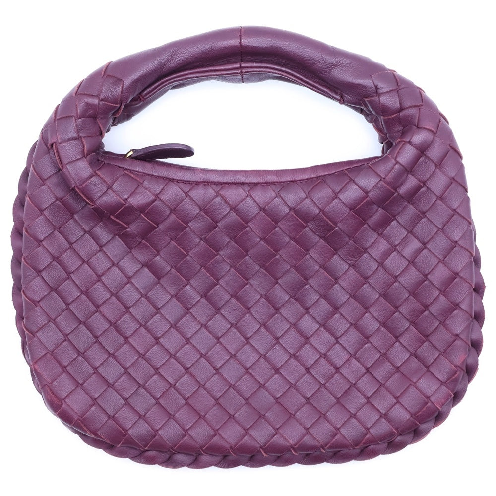 BOTTEGA VENETA(ボッテガヴェネタ) イントレチャート ホーボー ワンショルダーバッグ ハンドバッグ ミニバッグ パープル レザー