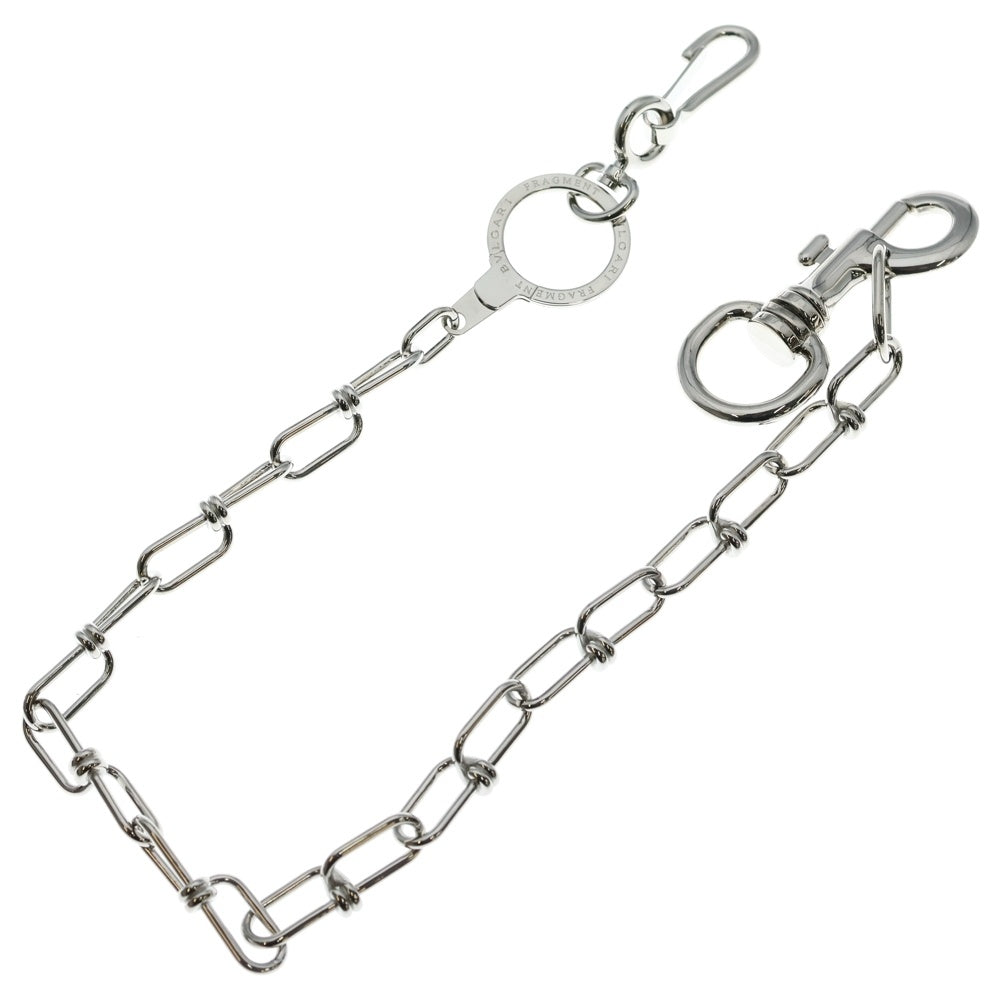 BVLGARI(ブルガリ) ■ ×FRAGMENT フラグメント ウォレットチェーン キーチェーン メタル シルバー