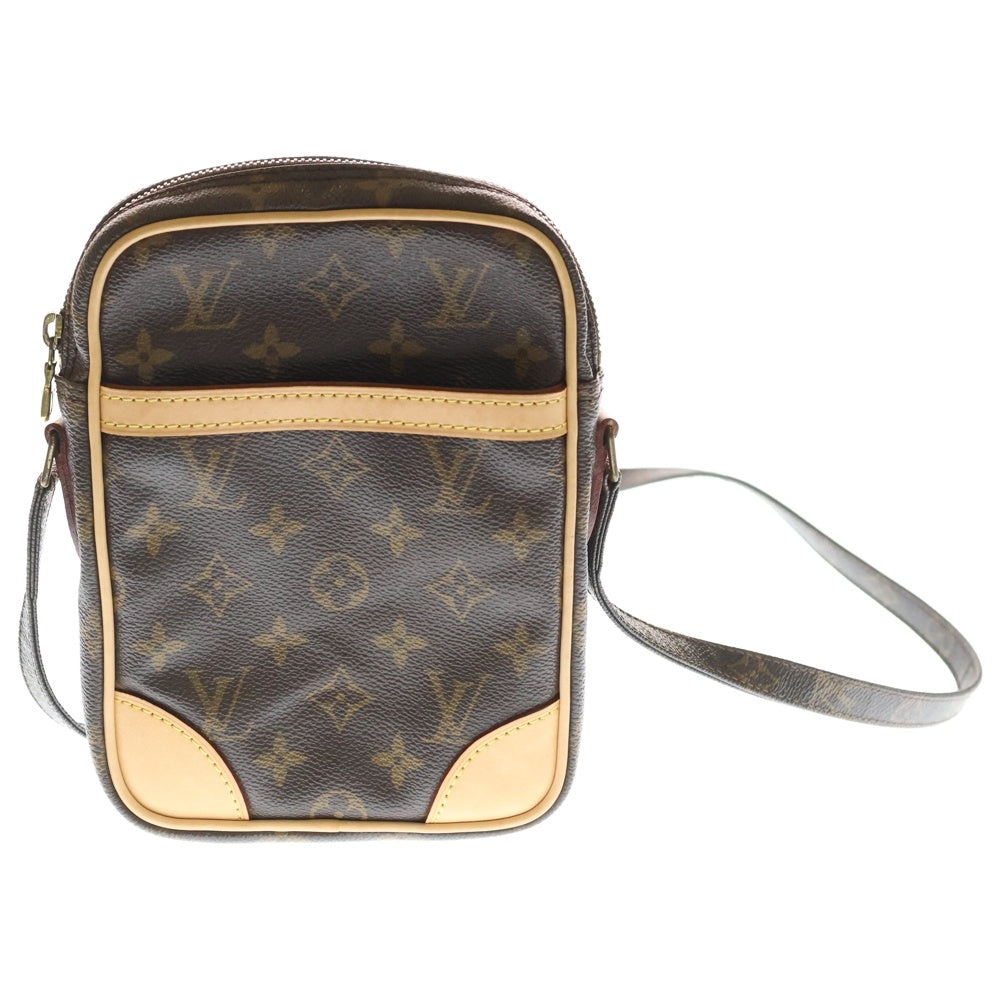 LOUIS VUITTON(ルイヴィトン) モノグラム ダヌーブ ショルダーバッグ ミニバッグ 斜め掛けバッグ ブラウン PVCレザー M45266 ゴールド金具