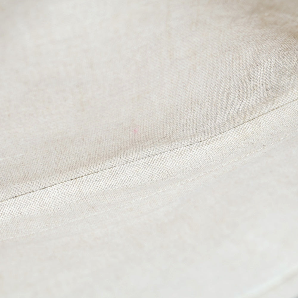 Berluti(ベルルッティ) ニノGM クラッチバッグ ベージュ×ブラック キャンバス×レザー