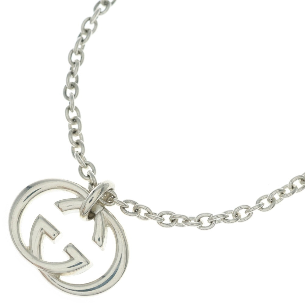 GUCCI(グッチ) インターロッキングG チェーンネックレス Sv925 シルバー レディース