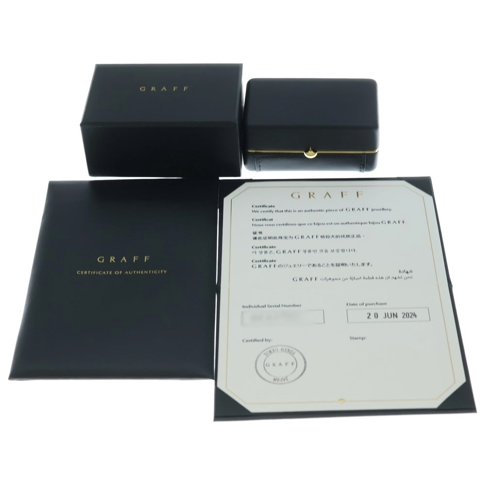 GRAFF(グラフ) バタフライ プティ パヴェダイヤ ピアス K18WG ホワイトゴールド レディース