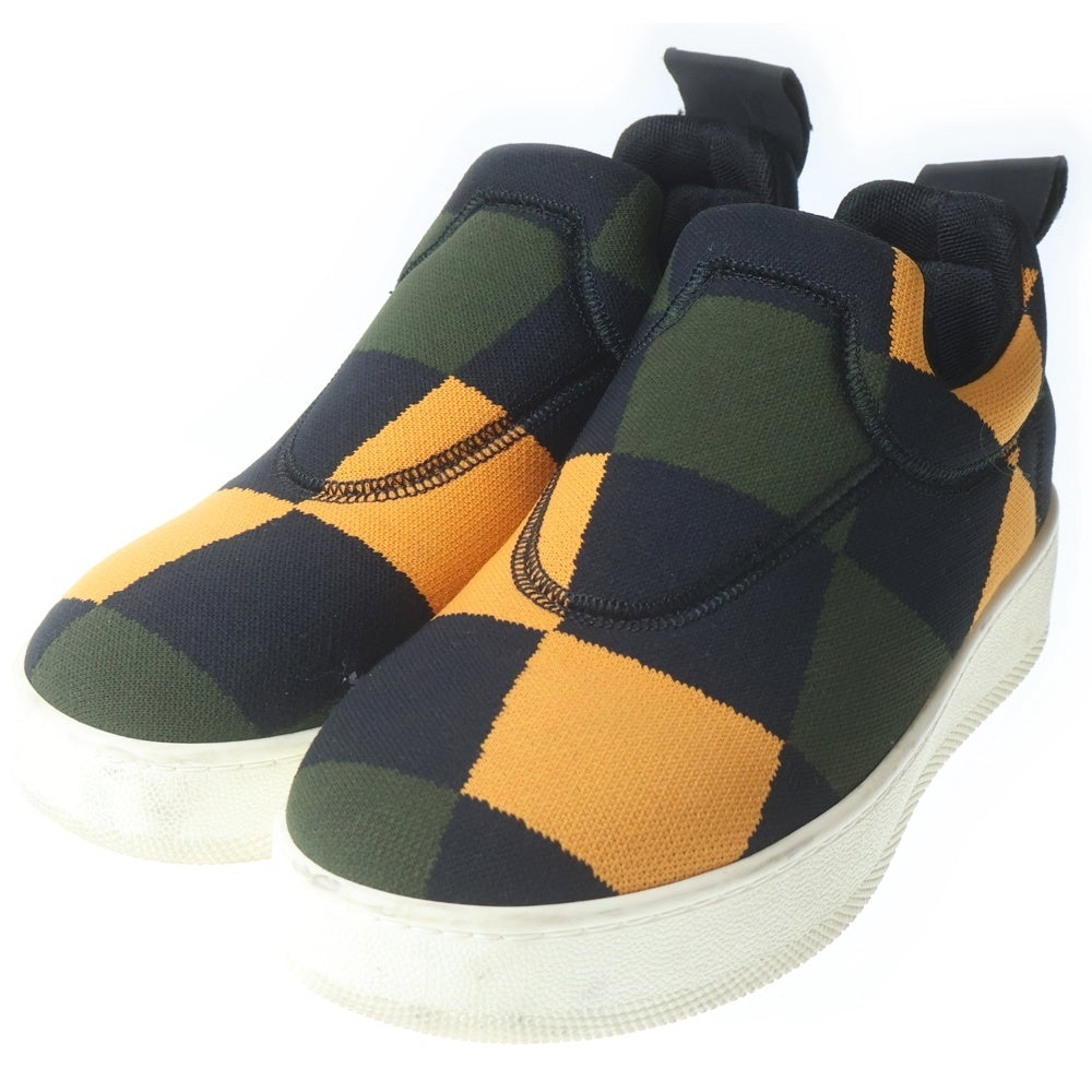 CELINE(セリーヌ) チェックデザイン スリッポンローカットスニーカー マルチ レディース