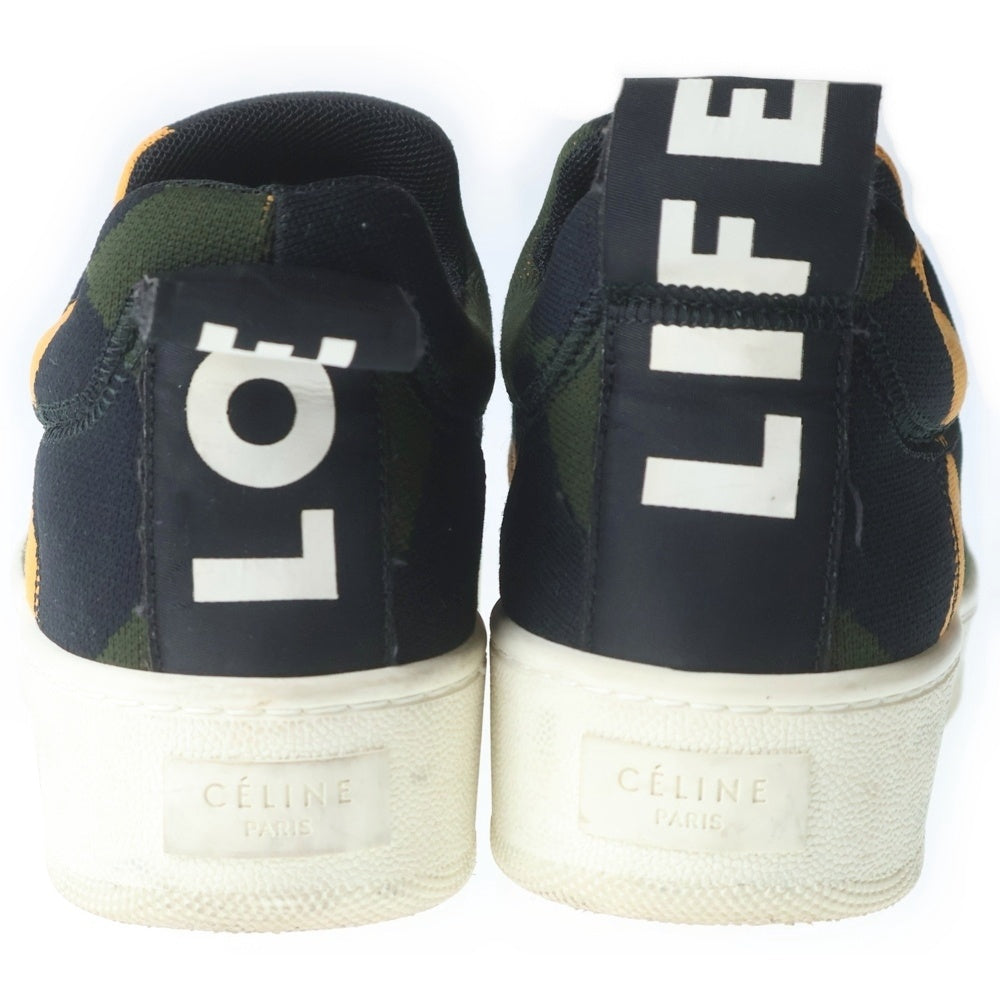 CELINE(セリーヌ) チェックデザイン スリッポンローカットスニーカー マルチ レディース