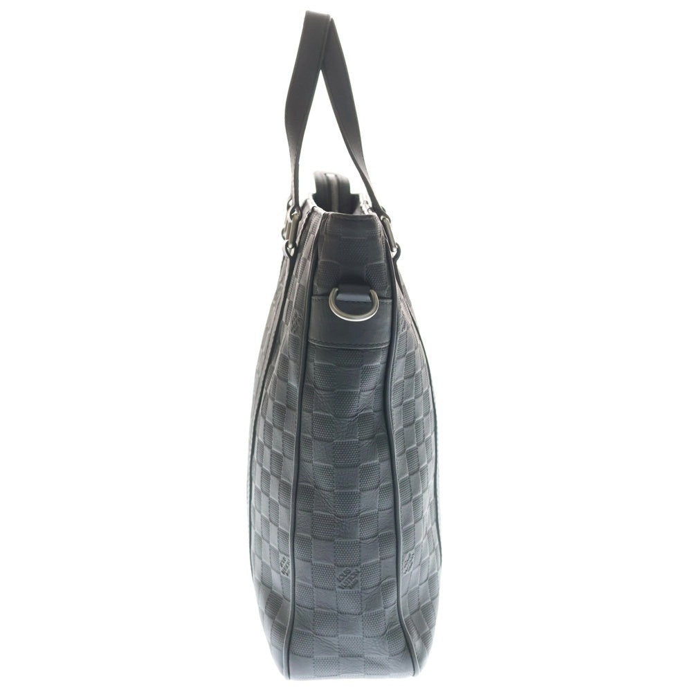 LOUIS VUITTON(ルイヴィトン) ダミエ ネオタダオ トートバッグ ハンドバッグ ショルダーバッグ ブラック レザー N41227 シルバー金具