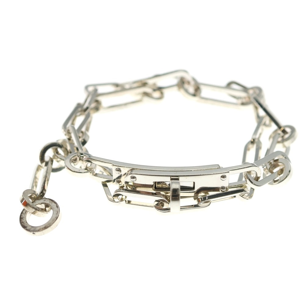 HERMES(エルメス) ケリーシェーヌ ドゥブルトゥール ブレスレット シルバー