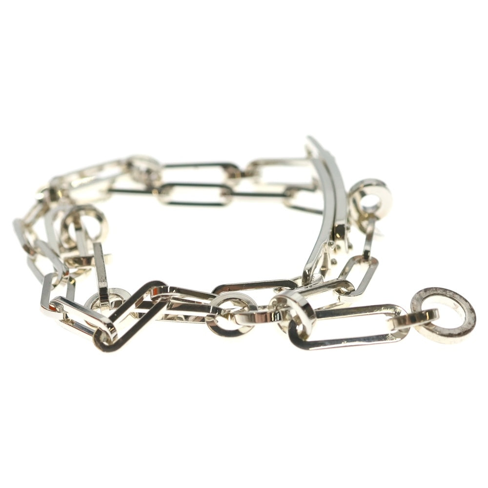 HERMES(エルメス) ケリーシェーヌ ドゥブルトゥール ブレスレット シルバー