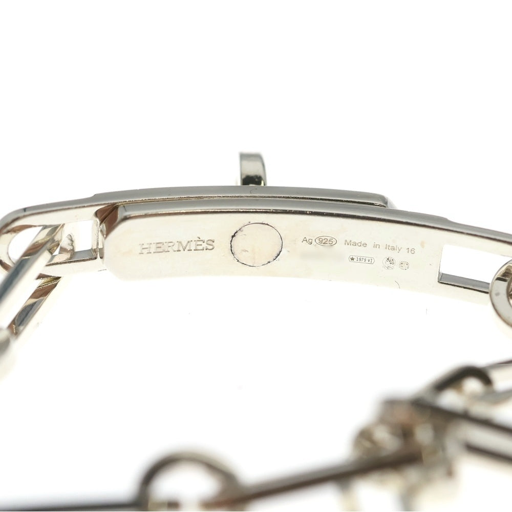 HERMES(エルメス) ケリーシェーヌ ドゥブルトゥール ブレスレット シルバー