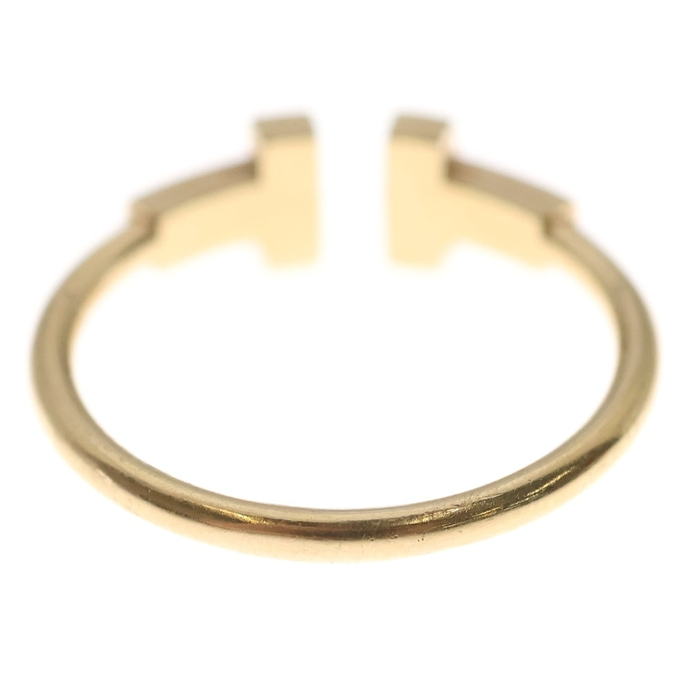 TIFFANY & Co.(ティファニー) Tワイヤー ダイヤ リング Au750 K18 PG ピンクゴールド