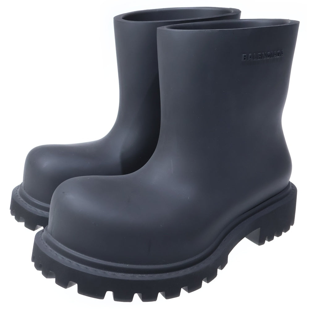 BALENCIAGA(バレンシアガ) ステロイドブーツ ラバーブーツ ブラック レディース
