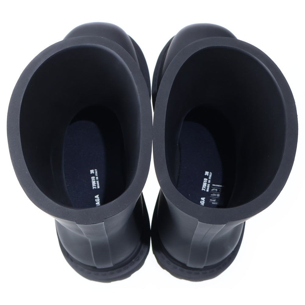 BALENCIAGA(バレンシアガ) ステロイドブーツ ラバーブーツ ブラック レディース