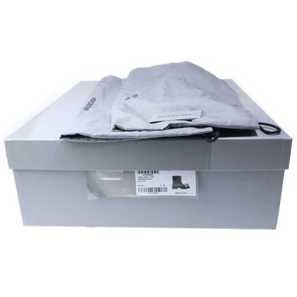BALENCIAGA(バレンシアガ) ステロイドブーツ ラバーブーツ ブラック レディース