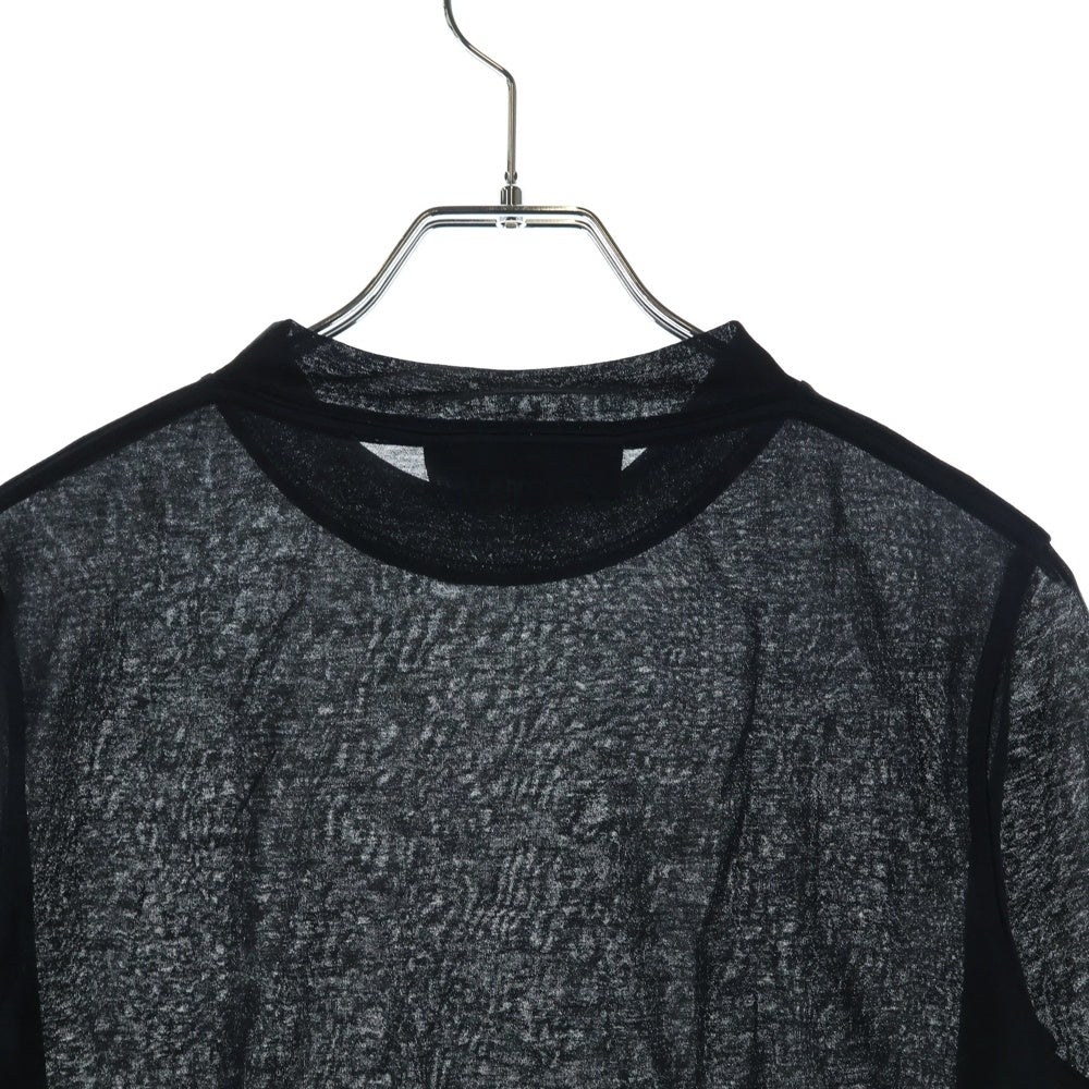 BALENCIAGA(バレンシアガ) モックネック ロングスリーブ 長袖Tシャツ カットソー ブラック レディース 698472