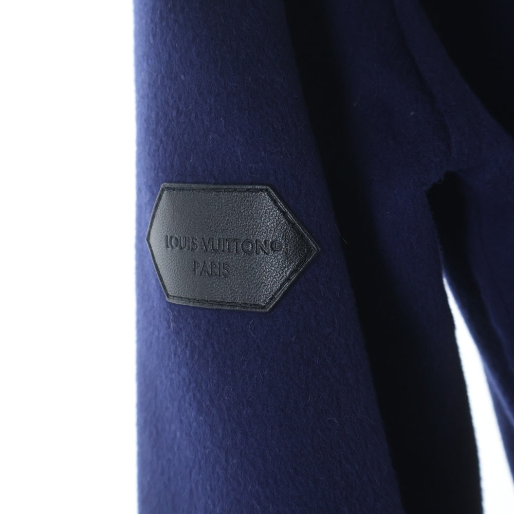 LOUIS VUITTON(ルイヴィトン) シグネチャー ウール ダブルフェイス モノグラム ラップコート ネイビー レディース RW221WQWEFMCO24