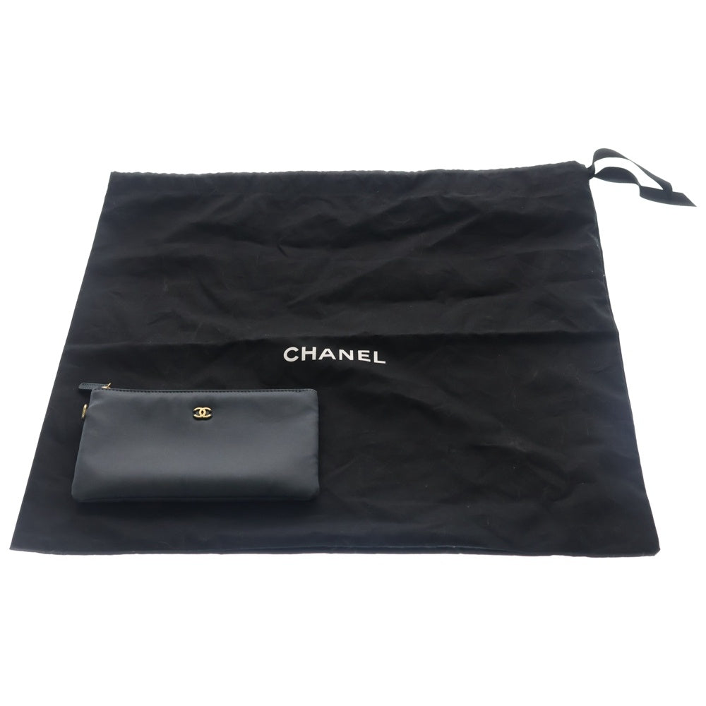 CHANEL(シャネル) シャネル25 スモール チェーン ワンショルダー バッグ ゴールド金具 ネイビー プレート レディース