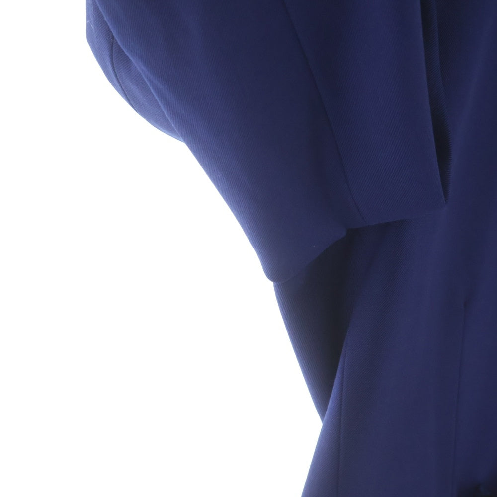 BALENCIAGA(バレンシアガ) ゴールドボタン ウール ダブルブレスト テーラードジャケット ブルー 643401 レディース