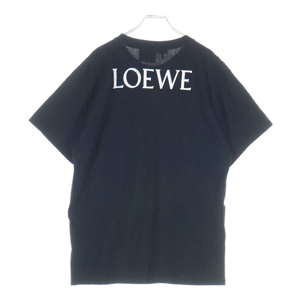 LOEWE(ロエベ) スマイルフロントプリント 半袖Tシャツ ブラック