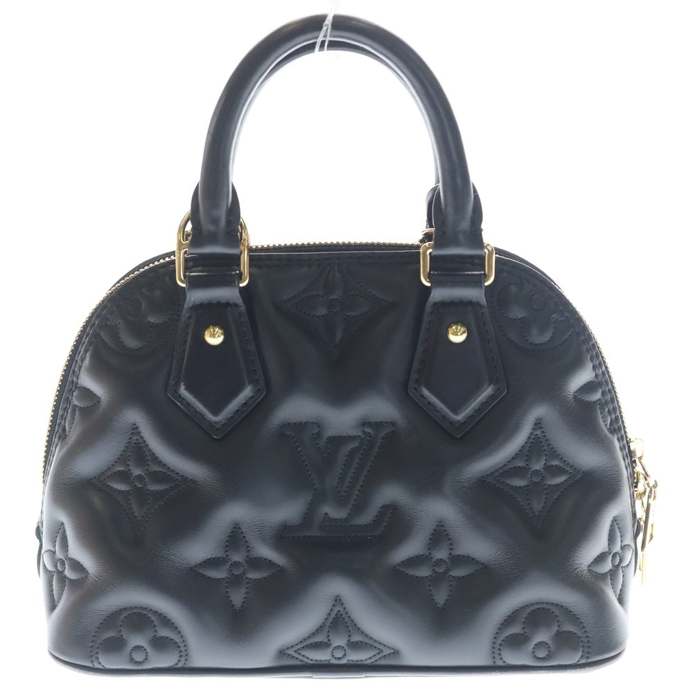 LOUIS VUITTON(ルイヴィトン) バブルグラム アルマBB 2WAY ハンドバッグ ショルダーバッグ ブラック レザー M59793 ICタイプ レディース