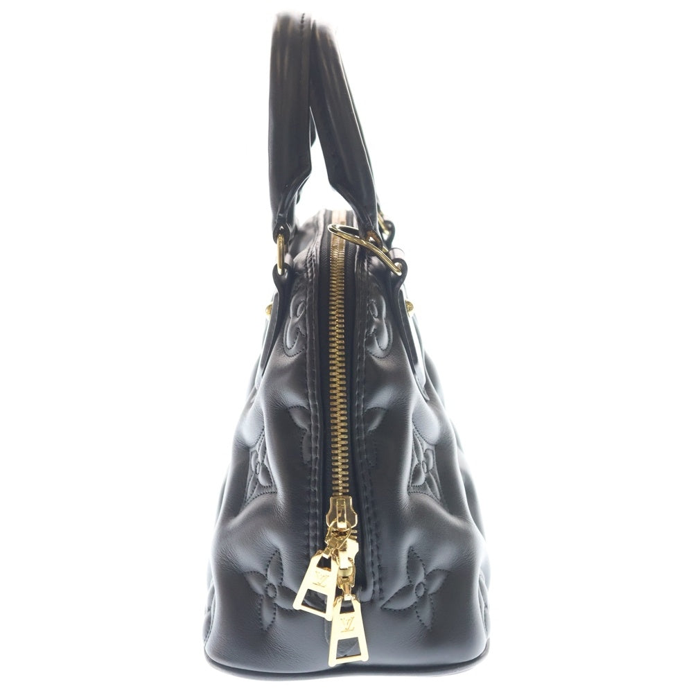 LOUIS VUITTON(ルイヴィトン) バブルグラム アルマBB 2WAY ハンドバッグ ショルダーバッグ ブラック レザー M59793 ICタイプ レディース