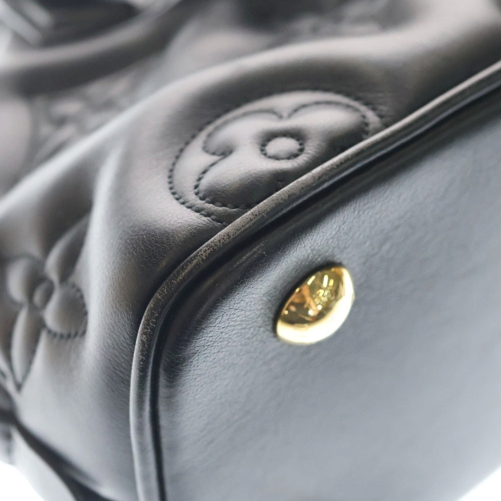 LOUIS VUITTON(ルイヴィトン) バブルグラム アルマBB 2WAY ハンドバッグ ショルダーバッグ ブラック レザー M59793 ICタイプ レディース