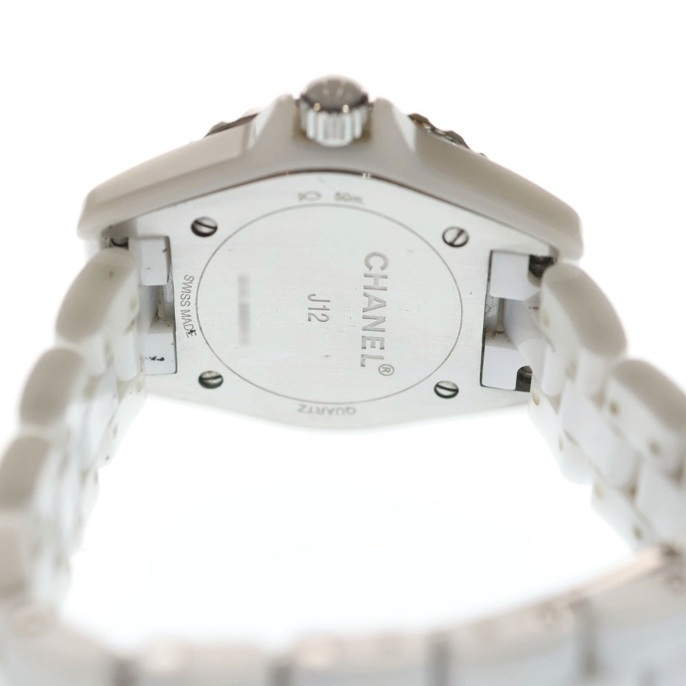 CHANEL(シャネル) J12 シェル文字盤 8PD ダイヤ CE/QZ H2570 腕時計 レディース