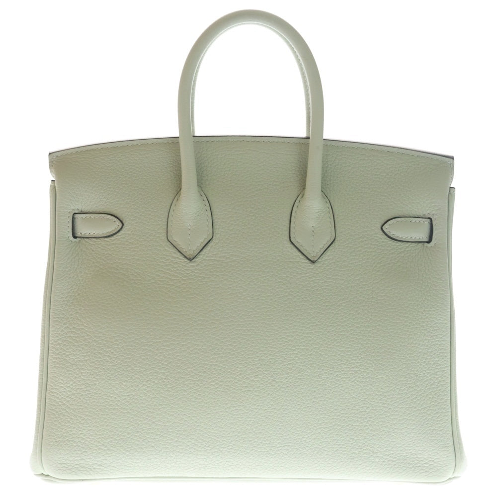 HERMES(エルメス) バーキン25 グリネヴェ エバーカラー レザー ハンドバッグ ゴールド金具 ライトグリーン B刻印 レディース