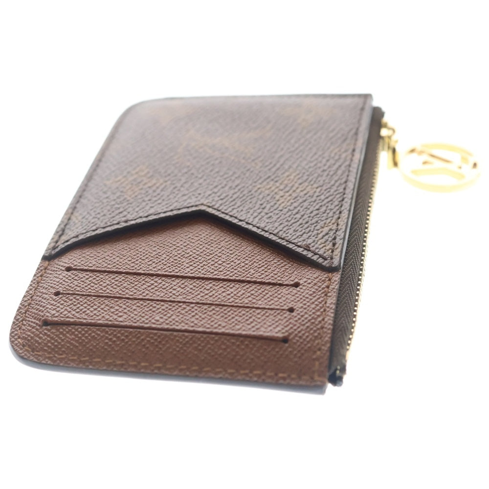 LOUIS VUITTON(ルイヴィトン) ポルトカルト ロミー モノグラム カード コイン フラグメントケース ゴールド金具 ブラウン M81880 レディース