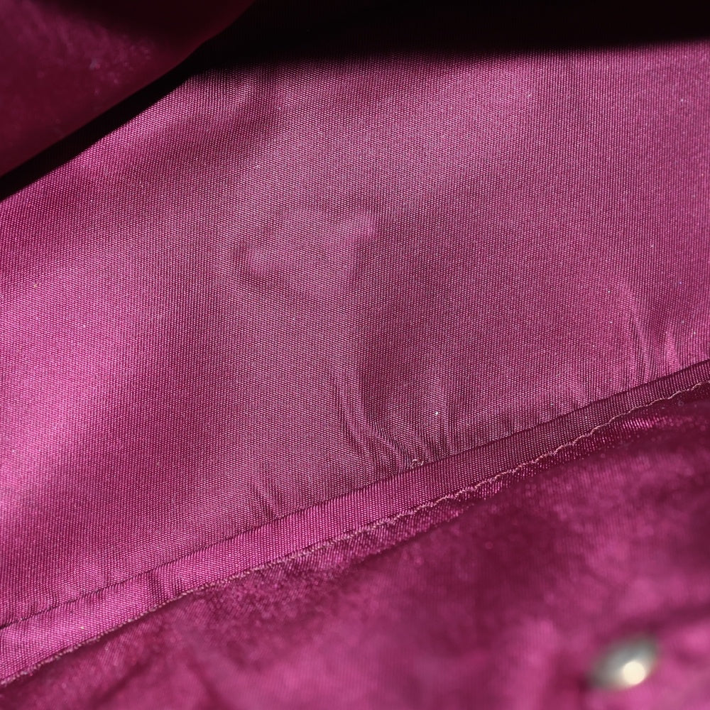 Christian Dior(クリスチャンディオール) トロッター ダブルサドル ハンドバッグ ボルドー ワインレッド レザー×キャンバス ゴールド金具 レディース