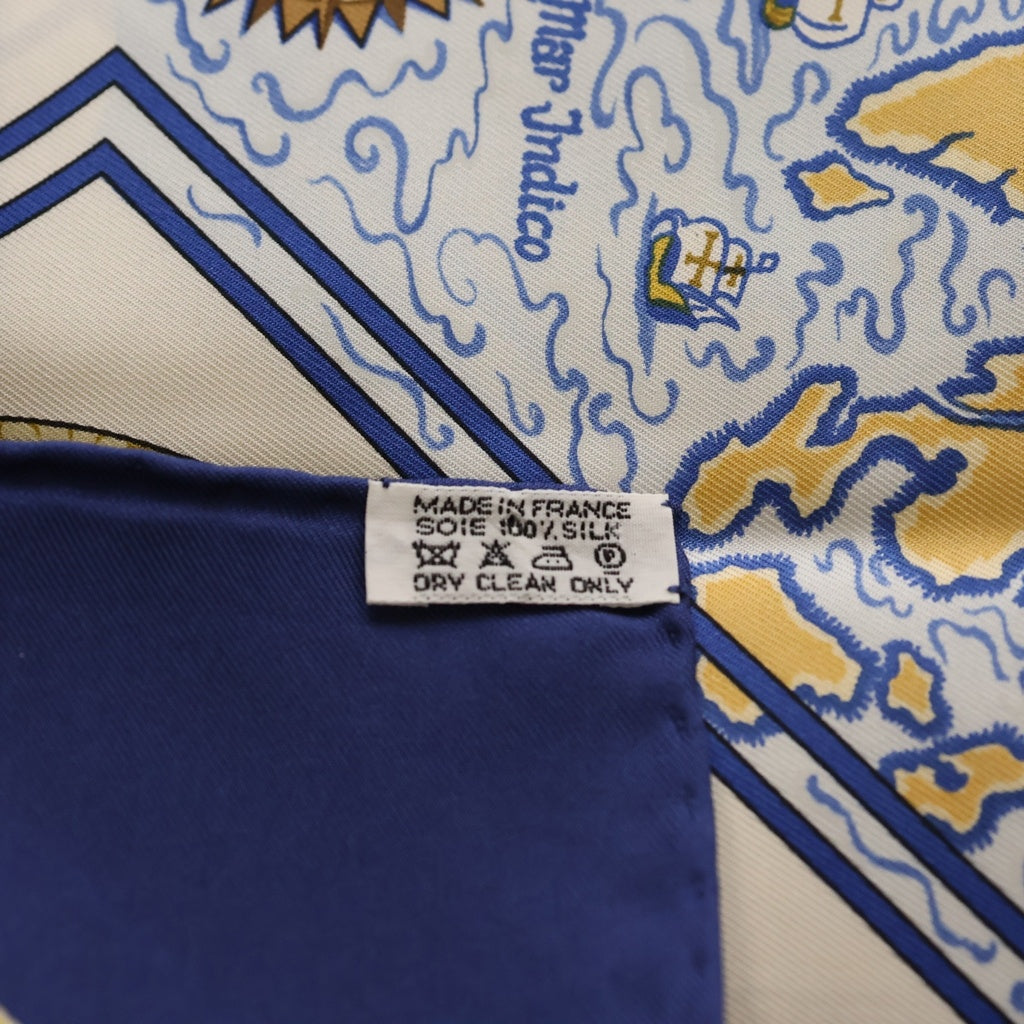 HERMES(エルメス) カレ90 Au-dela des cinq mers 5つの海を越えて
