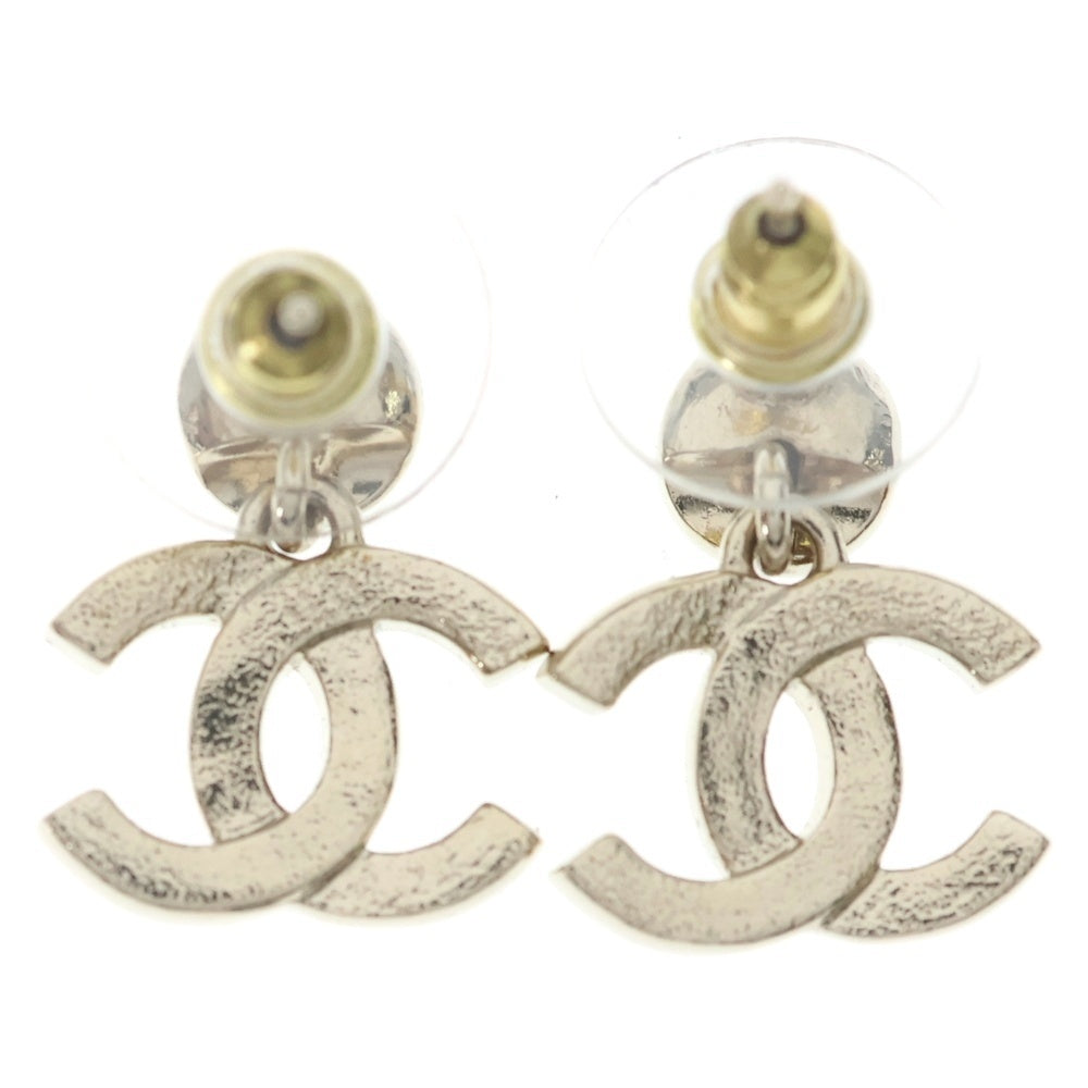 CHANEL(シャネル) ココマーク ラインストーン ピアス ゴールド ABC190 レディース