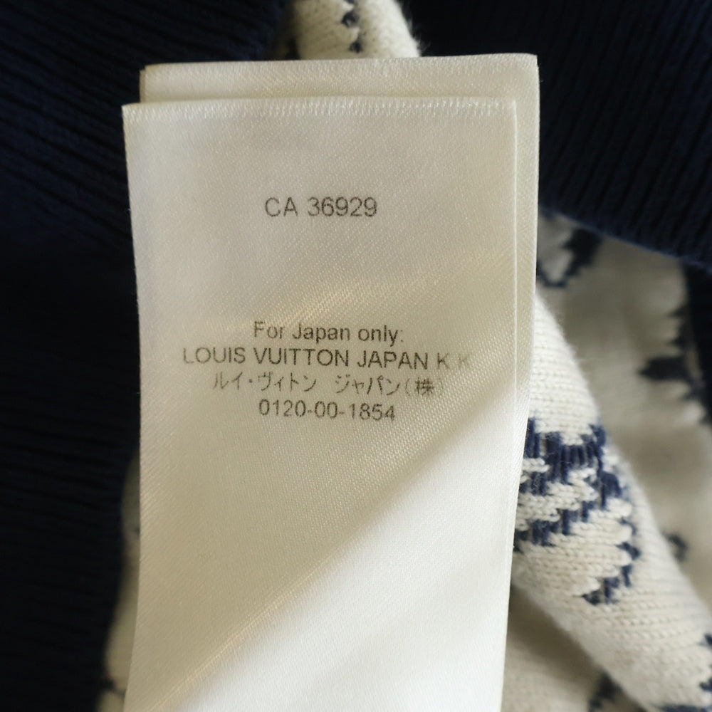 LOUIS VUITTON(ルイヴィトン) 22SS モノグラム グラディエント クルーネック 長袖ニット セーター ネイビー RM221Q USO HKN44W レディース