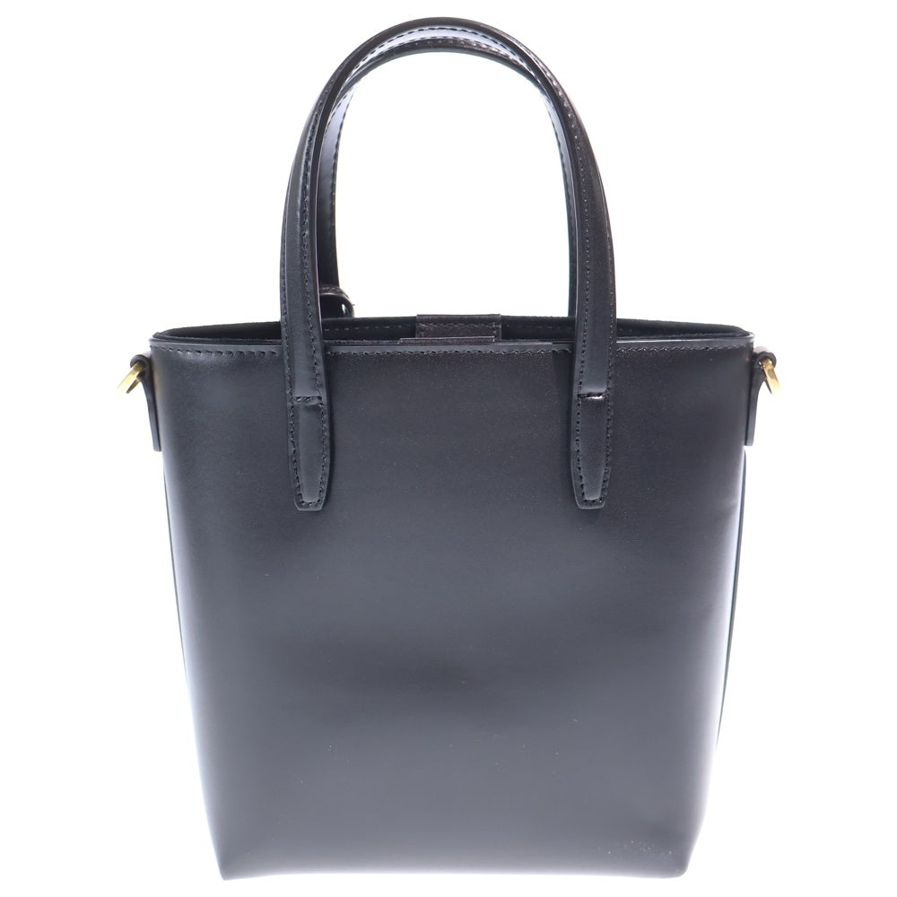SAINT LAURENT PARIS(サンローランパリ) ミニ トイ 2Wayトートバッグ ハンドバッグ ショルダーバッグ ブラック レザー 773995 ゴールド金具 レディース