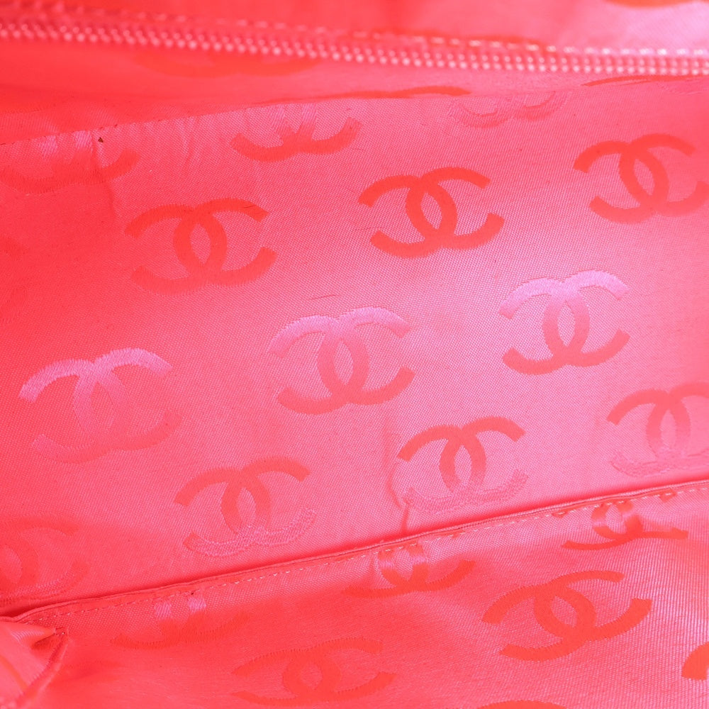 CHANEL(シャネル) カンボンライン ココマーク ラムスキン パテント レザー トートバッグ シルバー金具 ブラック 14番台 A25169 レディース