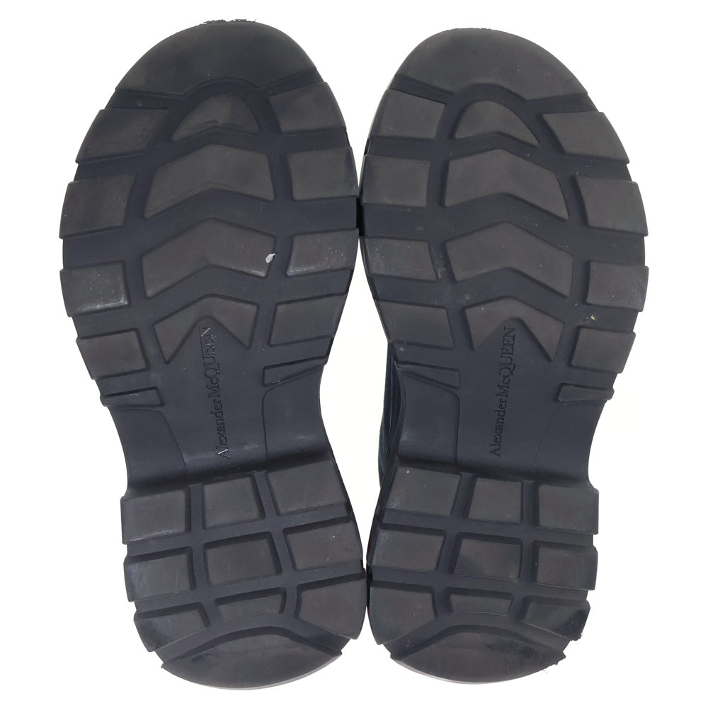 Alexander McQueen(アレキサンダーマックイーン) トレッドスリック キャンバス レースアップ ハイカットシューズ スニーカー ブラック レディース