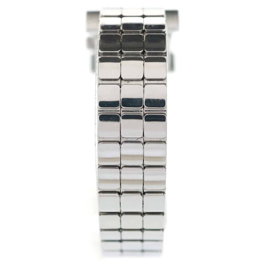 HERMES(エルメス) Hウォッチ ミニ シェル文字盤 ダイヤベゼル クォーツウォッチ 腕時計 シルバー HH1.131 レディース