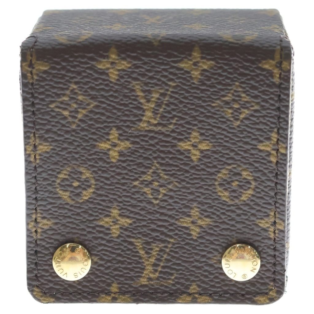 LOUIS VUITTON(ルイヴィトン) モノグラム ジュエリーケース アクセサリーケース 小物入れ ブラウン ゴールド金具 レディース