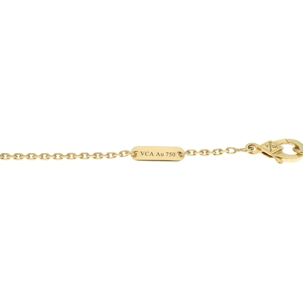 Van Cleef & Arpels(ヴァンクリーフアンドアーペル) ヴィンテージアルハンブラ マザーオブパール ネックレス K18YG イエローゴールド VCARA45900 レディース