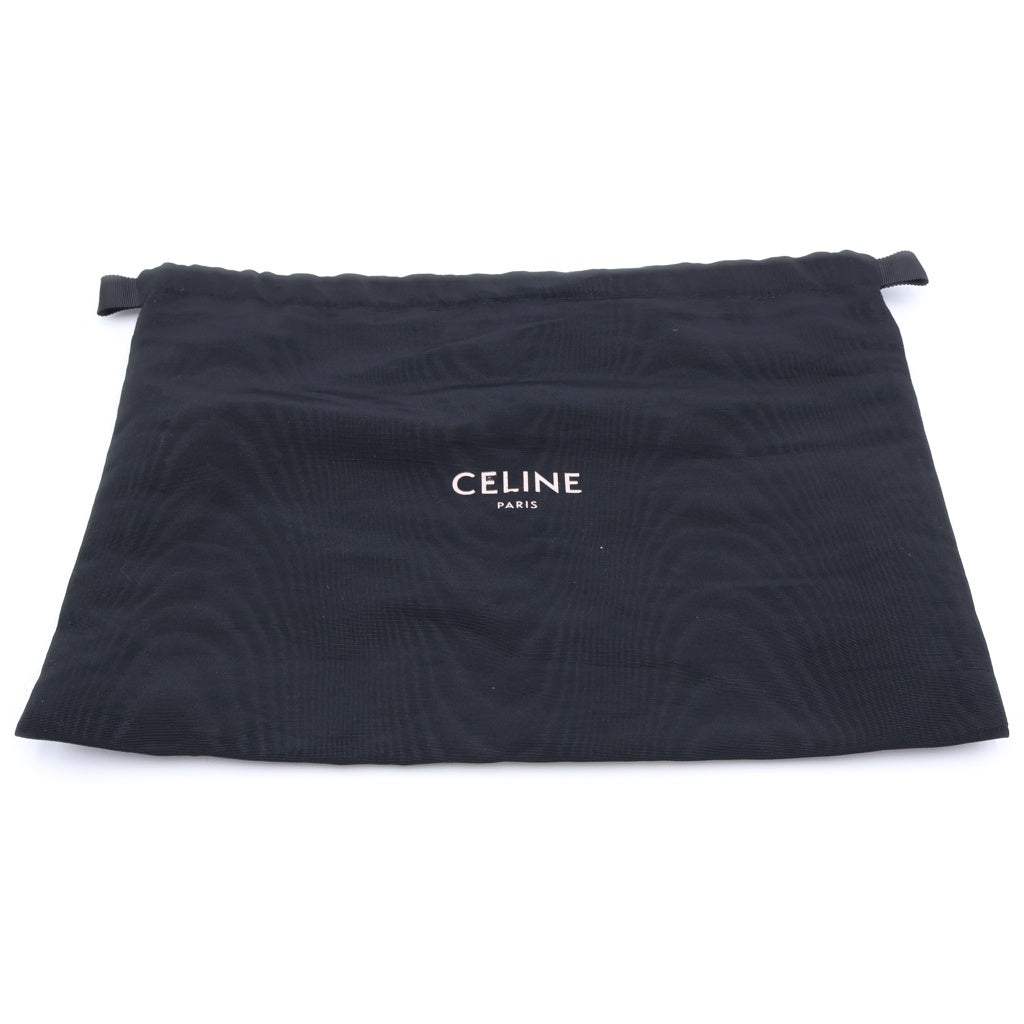 CELINE(セリーヌ) トリオンフ バーティカルカバ ミニ 2WAYバッグ ショルダーバッグ ミニトートバッグ ブラウン レザー×PVC ゴールド金具 レディース