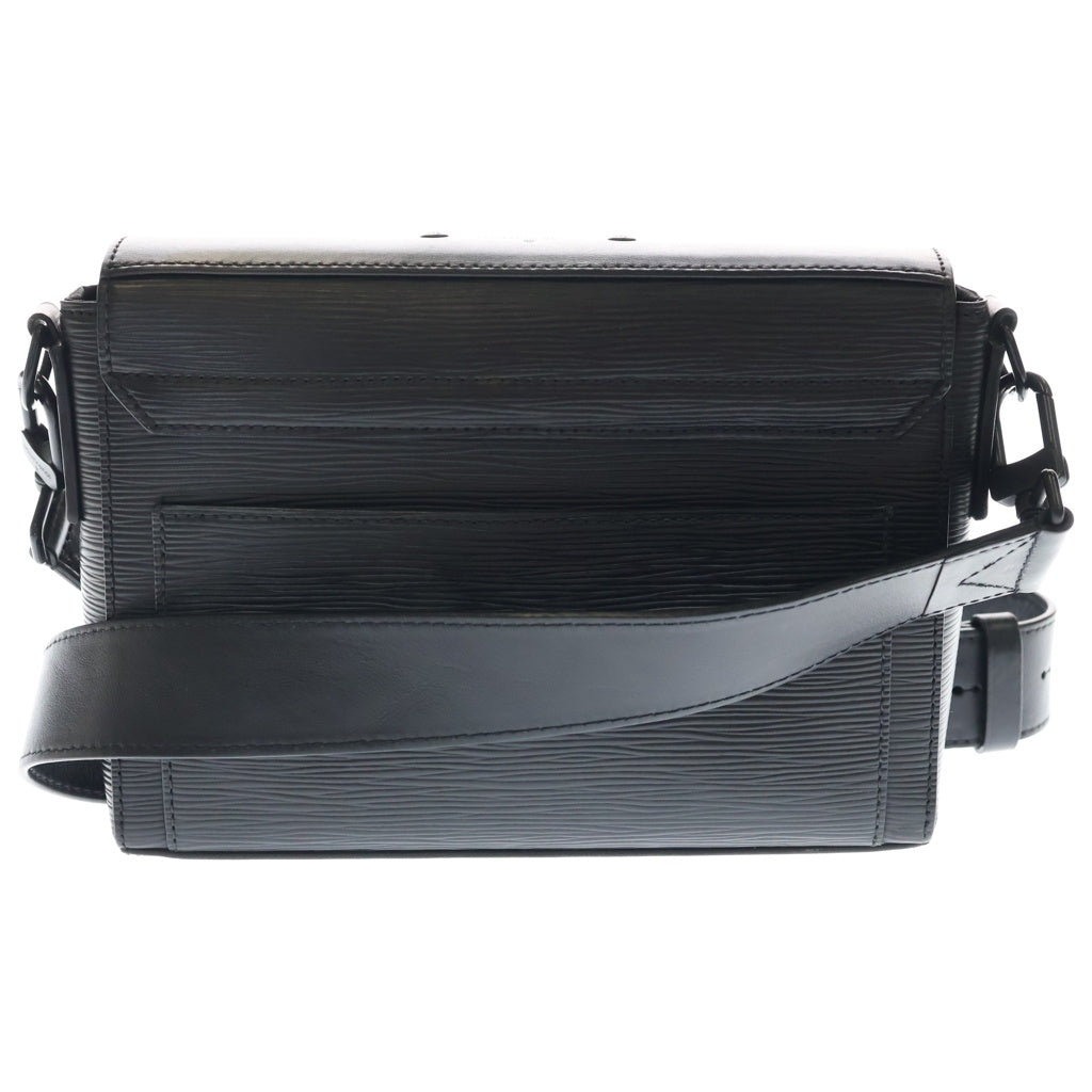 LOUIS VUITTON(ルイヴィトン) エピ ニューエクリプス フラップ メッセンジャーバッグ ショルダーバッグ ブラック レザー M58492 ブラック金具 レディース