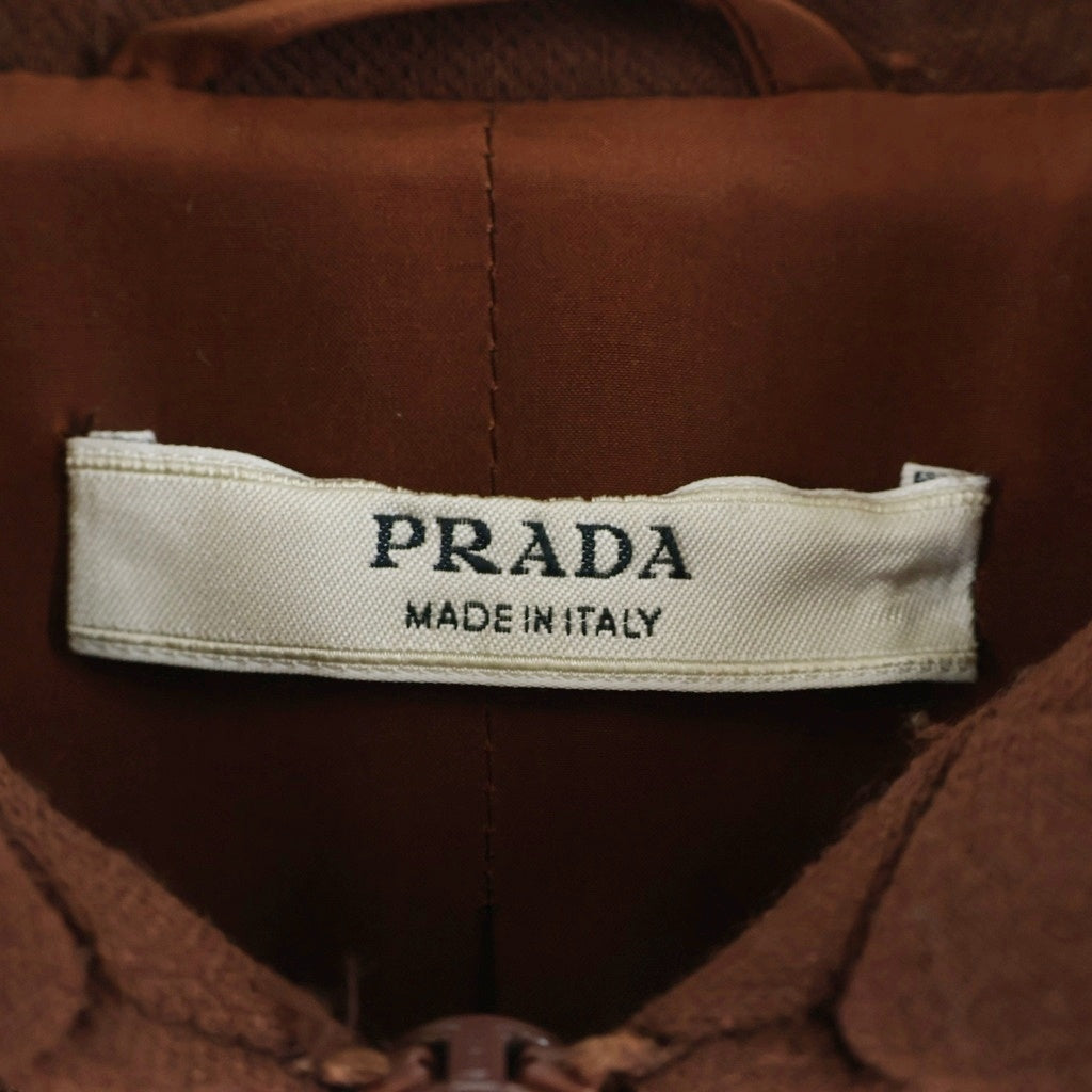 PRADA(プラダ) グレースコンチメンタル ダッフルコート ブラウン #40 レディース