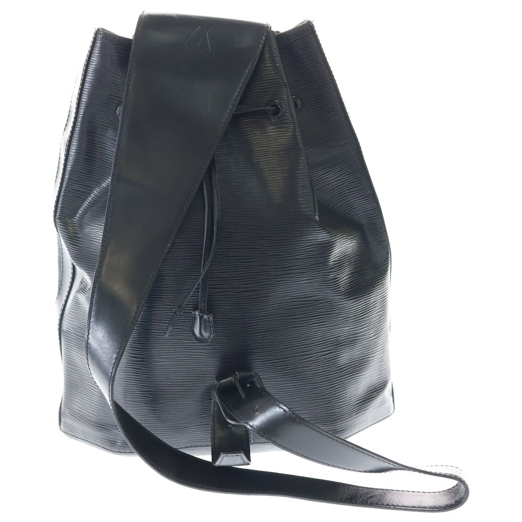 LOUIS VUITTON(ルイヴィトン) エピ サックアド 巾着バッグ ワンショルダーバッグ ブラック ノワール レザー M80153 ブラック金具 レディース