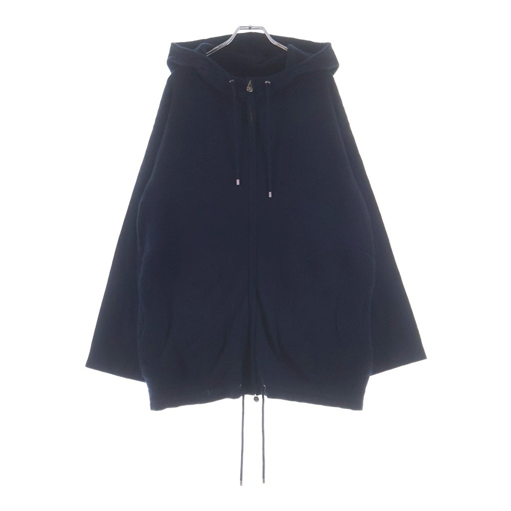 CHANEL(シャネル) ココマーク カシミヤニット ジップアップパーカー フーディー ネイビー レディース P52122K06752