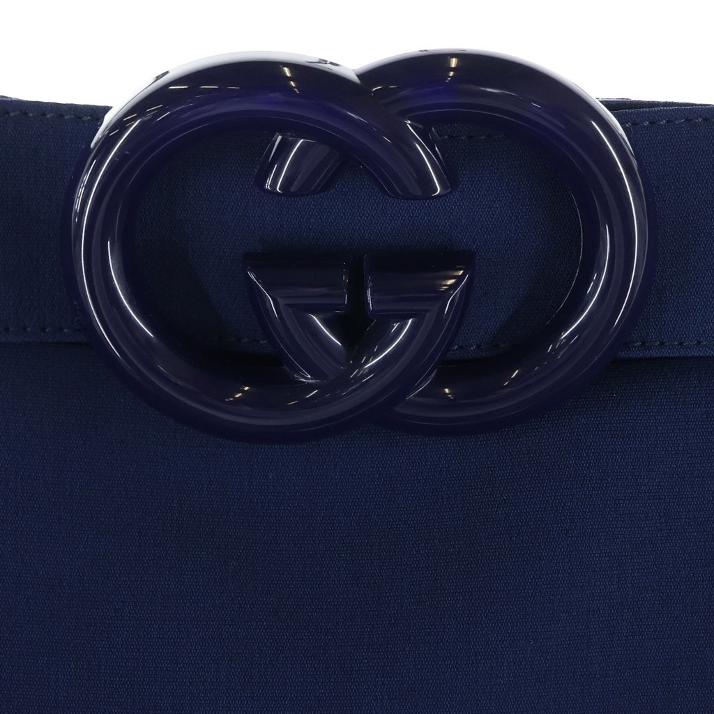 GUCCI(グッチ) GGベルトタイトスカート ブルー 38 レディース