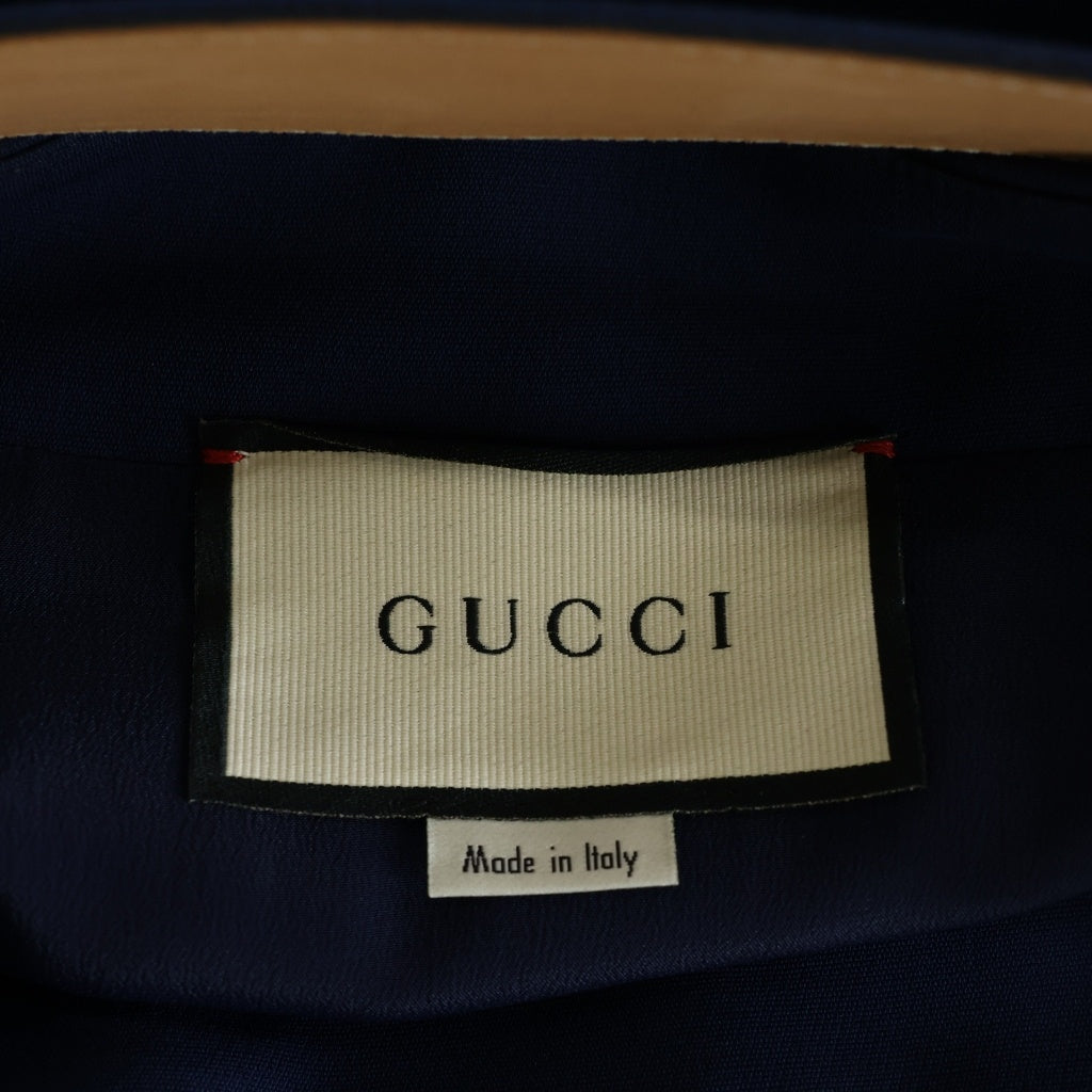 GUCCI(グッチ) GGベルトタイトスカート ブルー 38 レディース